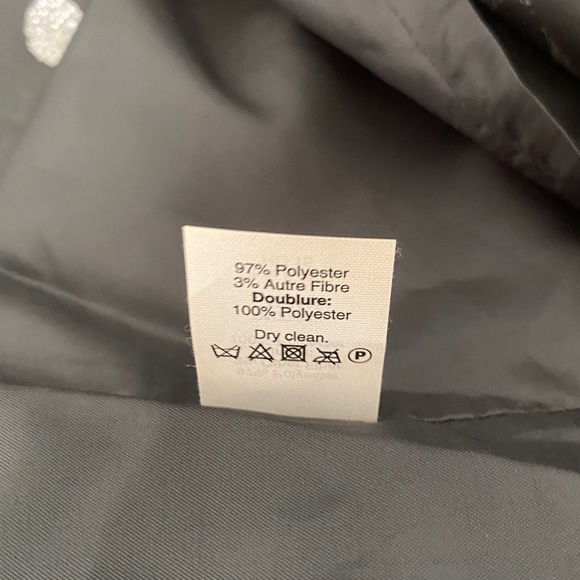 J.Crew Dress Black Silver Metallic Jacquard Polka Dot Sleeveless Sz 0 Petite NWT - Picture 12 of 13